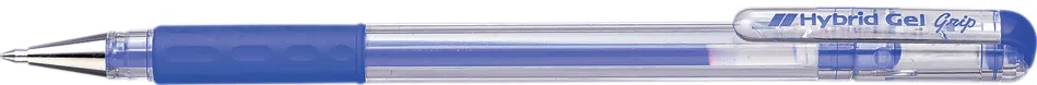 Roller cu gel, Pentel, Hybrid GelGrip, 0.6 mm, plastic, albastru