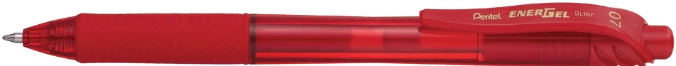 Roller cu gel, Pentel, Energel X, 0.7 mm, plastic, rosu