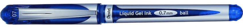 Roller cu gel Pentel EnerGel Xm Medium, 0.7 mm, fara mecanism, albastru