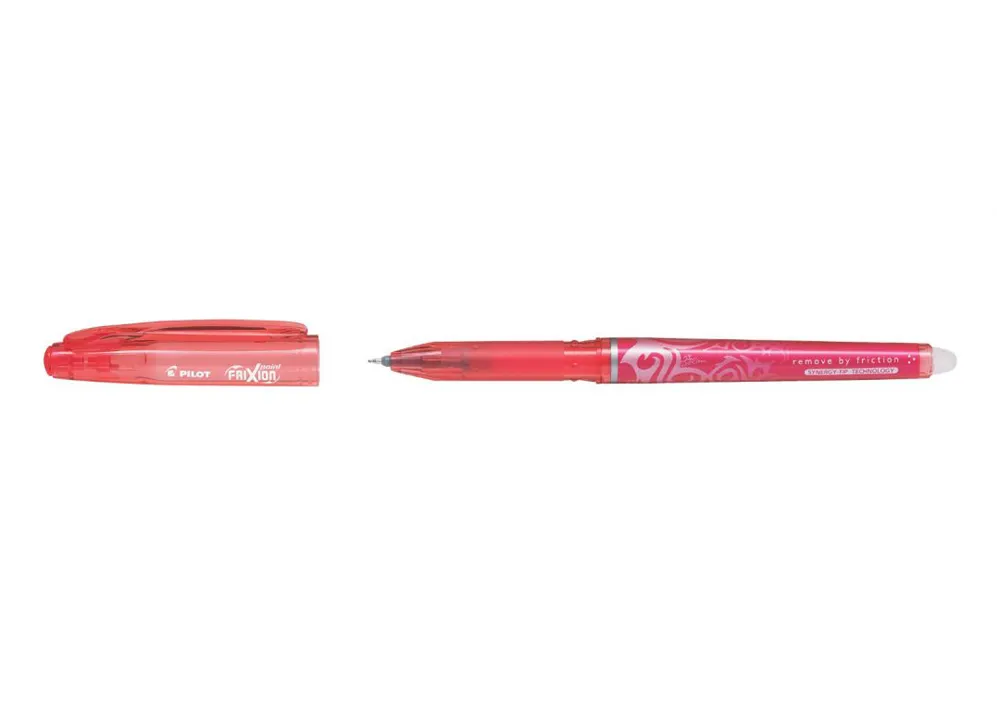 Roller cu gel Pilot Frixion Point, fara mecanism, 0.5 mm, rosu