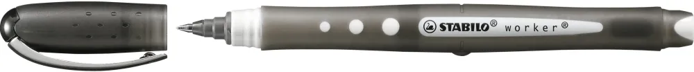 Roller cu cerneala, Stabilo, Bionic Worker Colorful, 0.5 mm, plastic, negru