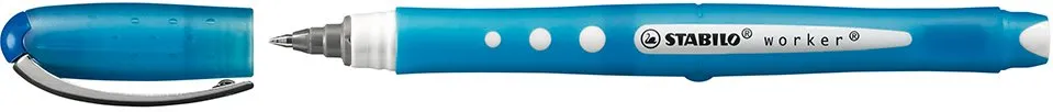 Roller cu cerneala, Stabilo, Bionic Worker Colorful, 0.5 mm, plastic, albastru