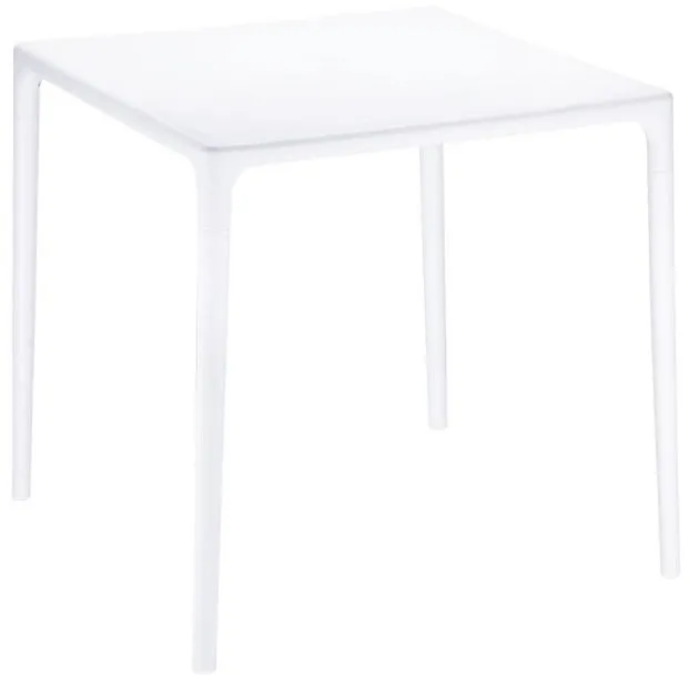 Masa plastic Milano Forza, alba, 72x72 cm