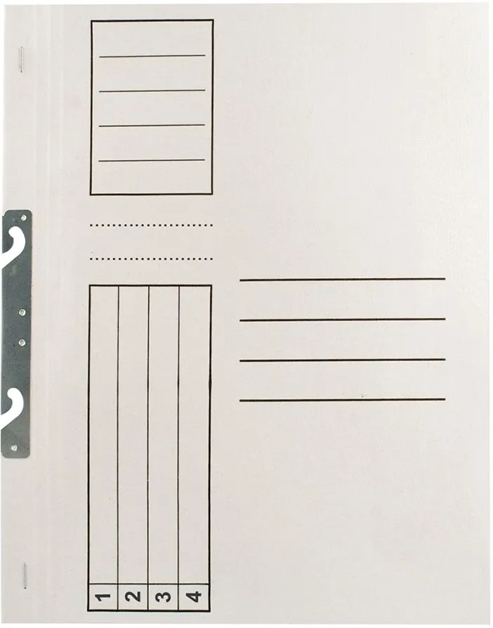 Dosar incopciat standard 1/1, alb