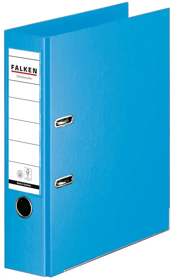 Biblioraft Chromocolor Falken, 80 mm, albastru deschis