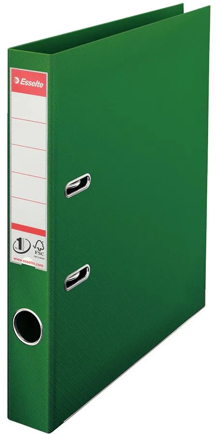 Biblioraft Esselte No.1 Power, PP/PP, A4, 50 mm, verde