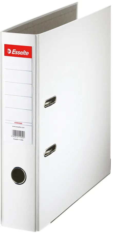 Biblioraft Esselte Economy, PP, A4, 75 mm, alb
