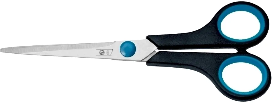 Foarfeca A-series, Soft Grip, 14 cm, otel, negru
