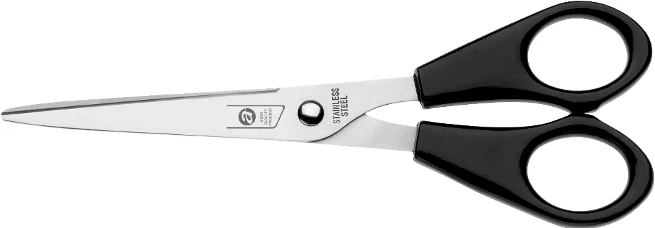 Foarfeca A-series, 17.8 cm, otel, negru