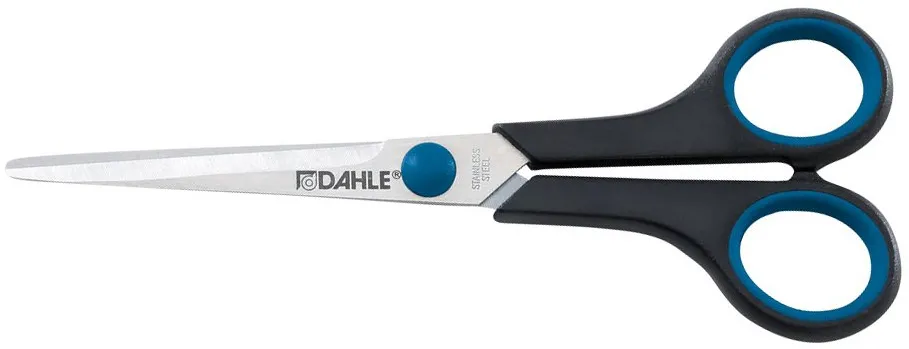 Foarfeca Dahle 54407 Office Comfort-Grip, 17,5 cm, otel, negru