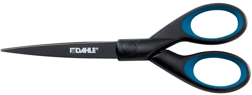 Foarfeca de birou Dahle 54307 Office Titanium, 18 cm, otel, negru
