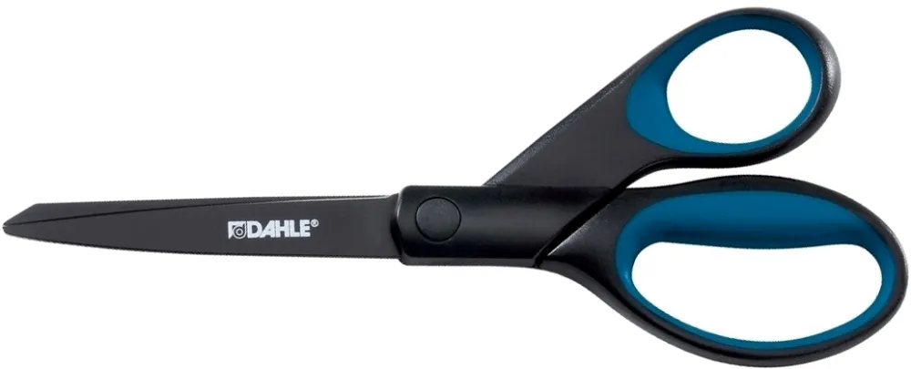 Foarfeca de birou Dahle 54308 Office Titanium, 21 cm, otel, negru