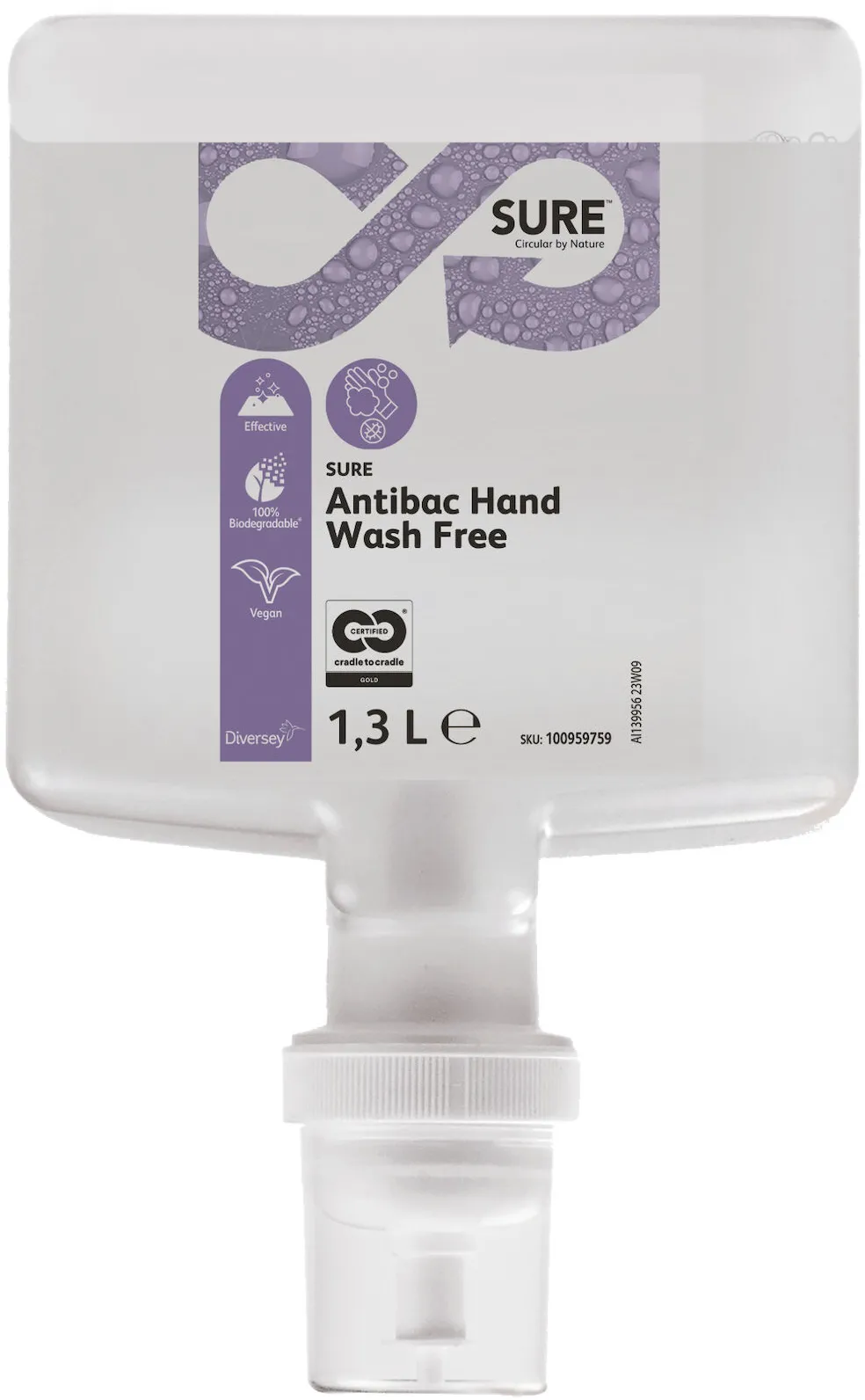 Sapun antibacterian SURE Antibac Hand WashF IC, 1.3 l