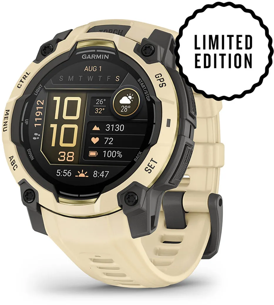 Garmin - Instinct 3 - 45 mm AMOLED - Citrine | Gray