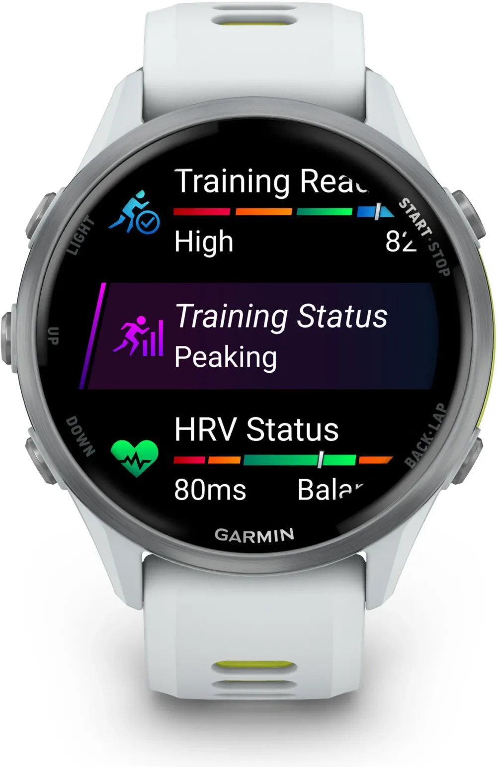 Garmin - Forerunner 970 - White I Amp Yellow