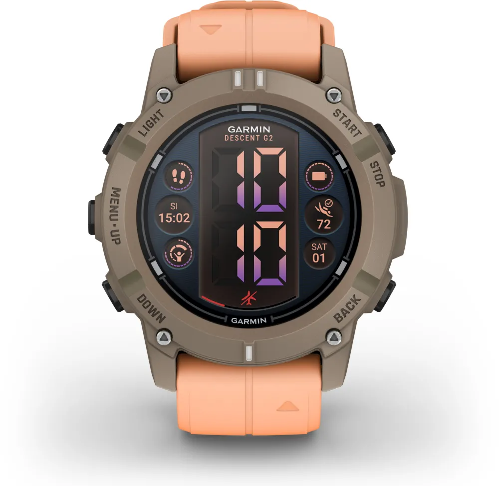 Garmin - Descent G2 - Paloma with shell pink band