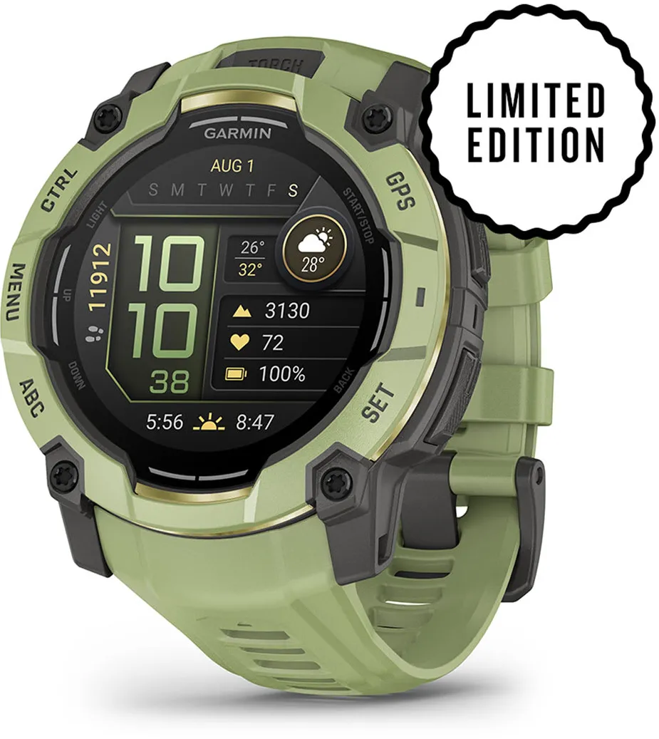 Garmin - Instinct 3 - 50 mm AMOLED - Fern green | Gray