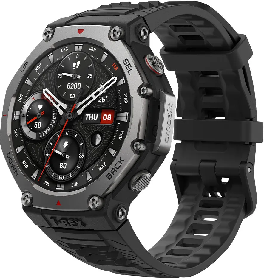 Amazfit - T-Rex 3 - NFC Militar- Universal Onyx