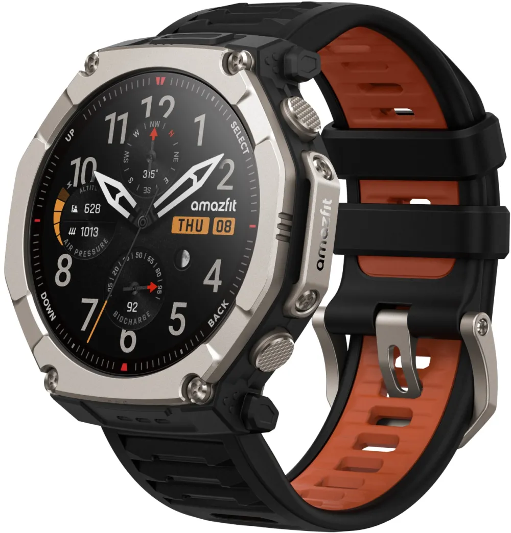 Amazfit - T-Rex Ultra 2 - 51 mm - Black Magma