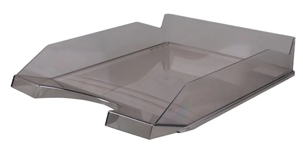 Tavita pentru documente Office Products, fumuriu
