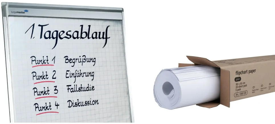 Hartie flipchart Legamaster, 100x65 cm, matematica, 5 topuri/cutie