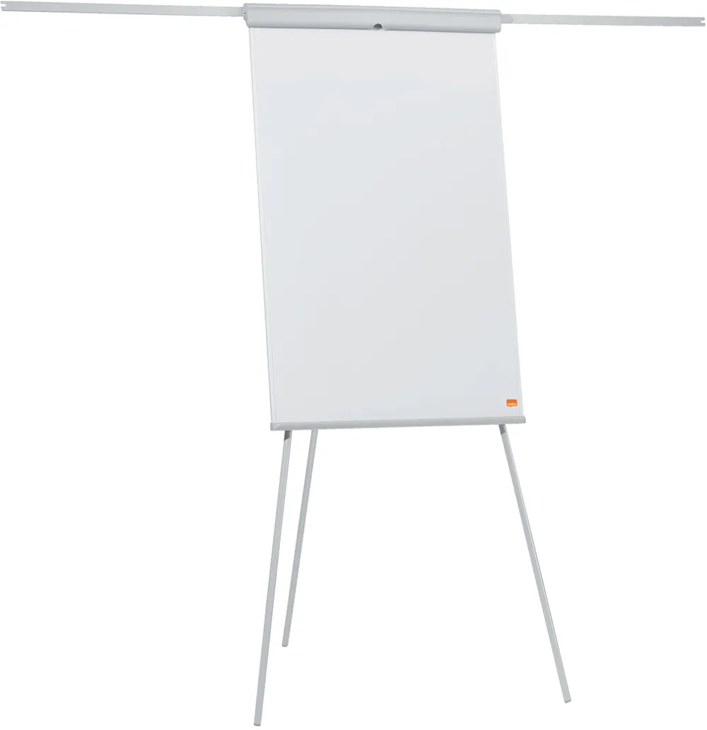 Flipchart magnetic NOBO Essentials, otel lacuit, brate extensibile