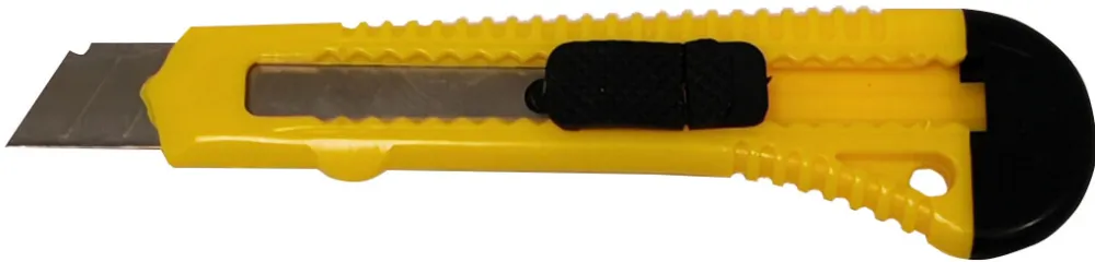 Cutter mare, 18 mm, sina plastic, cu sistem de blocare