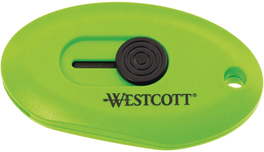 Cutter Westcott breloc cu lama ceramica retractabila automat