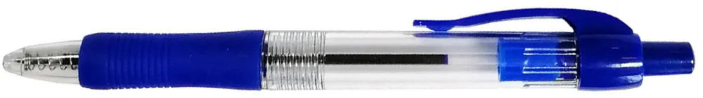 Pix cu gel cu mecanism WB, grip, 0.7 mm, albastru