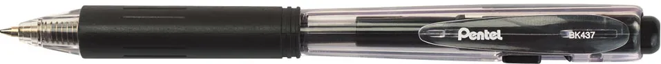 Pix cu mecanism, Pentel, BK-437, 0.7 mm, plastic, negru