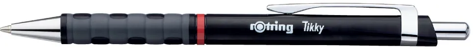Pix cu mecanism, Rotring, Tikky III, 0.8 mm, negru, mina albastra