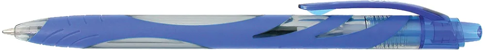 Pix cu mecanism Zebra Ola, corp plastic, varf 1 mm, culoarea scrierii albastru