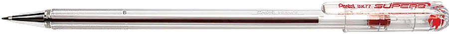 Pix, Pentel, Superb BK77, 0.7 mm, plastic, rosu