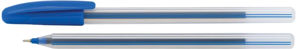 Pix fara mecanism, Line, cerneala pe baza de ulei, scriere fina, albastra, 0.7 mm