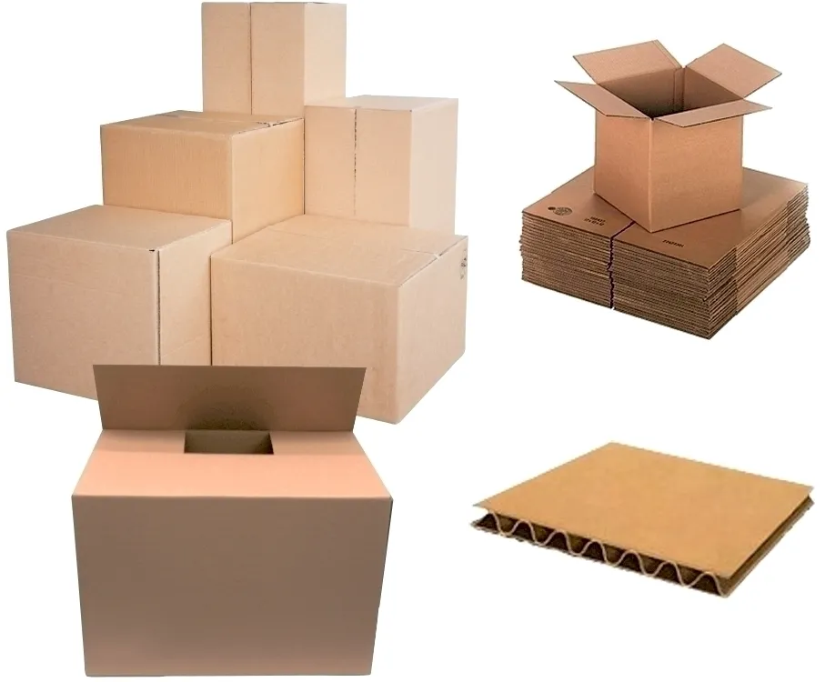 Cutii pliate din carton, 800 x 400 x 400 mm, 10 bucati/set