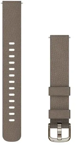 Garmin - curea nailon - Lily 2 - 14 mm - coffee | cream gold