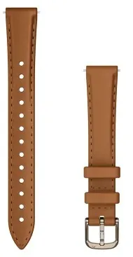 Garmin - curea piele - Lily 2 - 14 mm - tan | cream gold