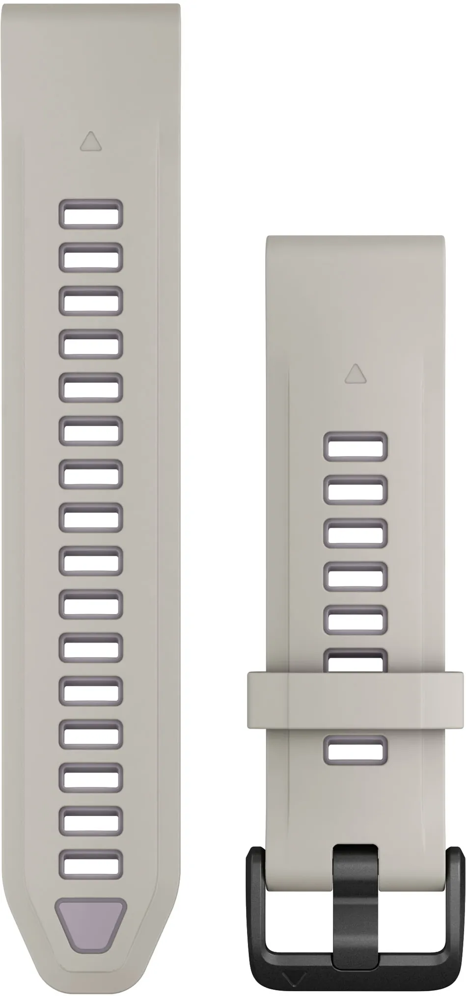 Garmin - curea silicon - QuickFit 20 watch band - Fog gray | Lavender Silicone