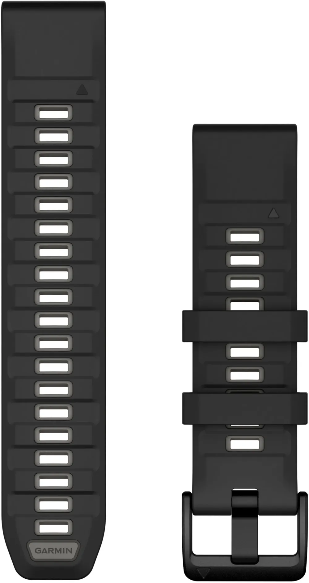 Garmin - curea silicon - QuickFit 22 watch band - Black | Pebble Gray Silicone