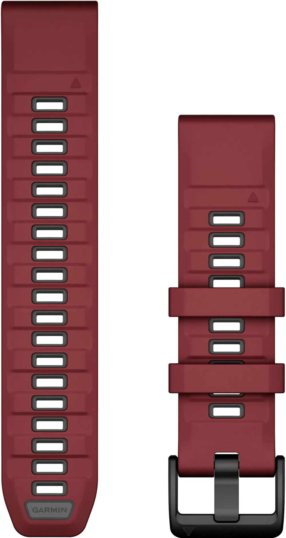 Garmin - curea silicon - QuickFit 22 watch band - Marsala | Graphite Silicone