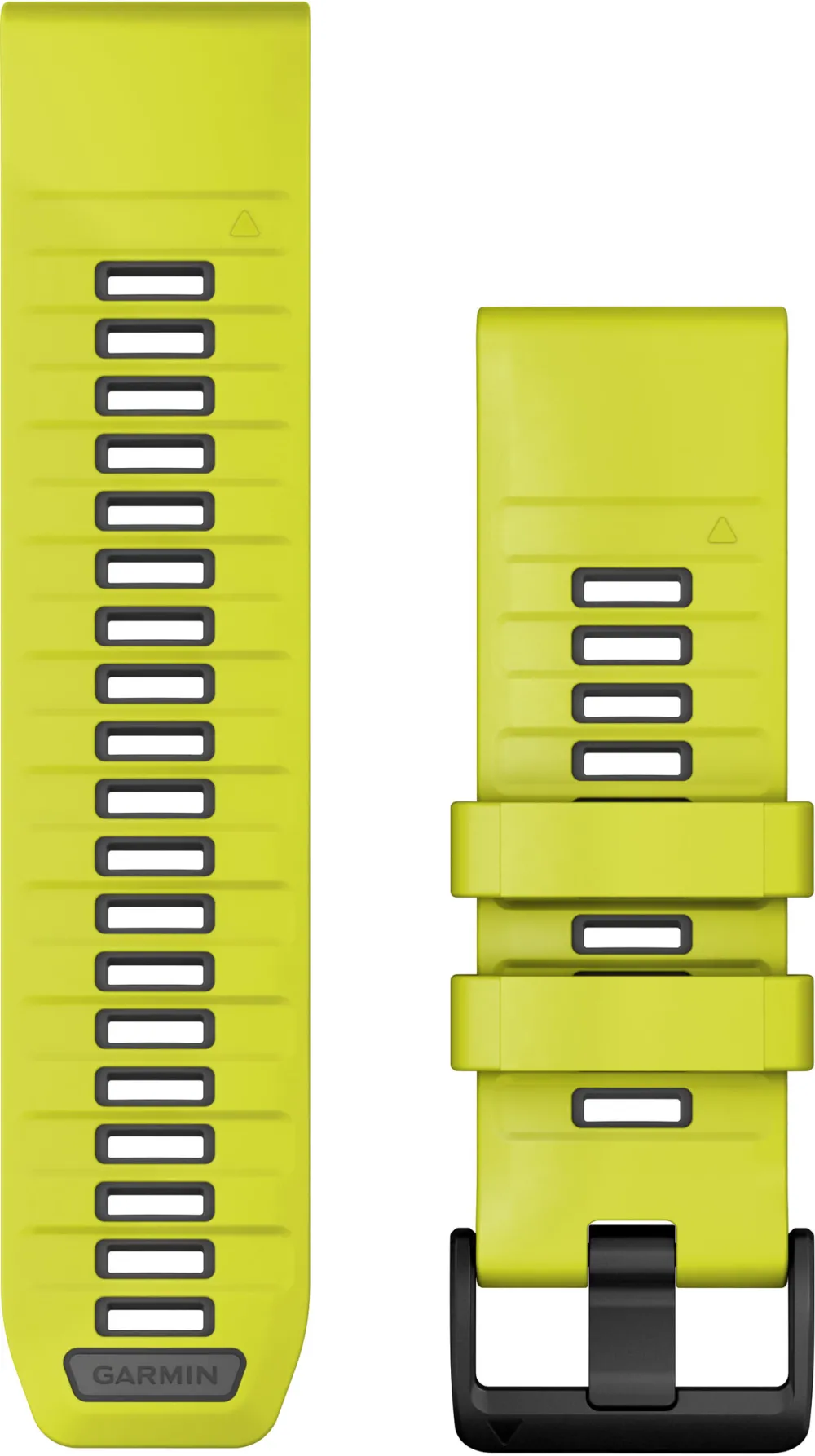 Garmin - curea silicon - QuickFit 26 watch band - Amp yellow | Graphite Silicone
