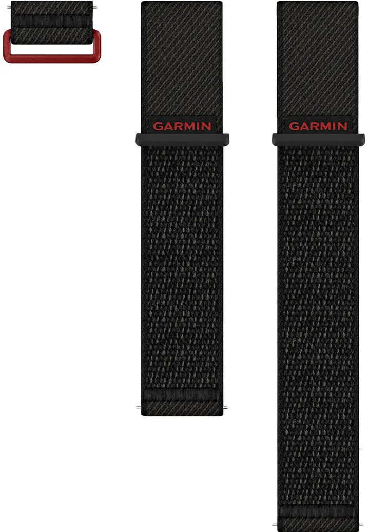 Garmin - curea nailon - Quick Release 24 - Comfort Fit - Black