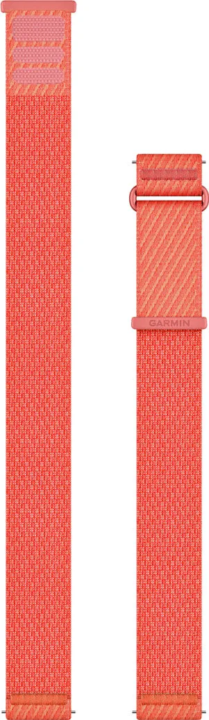 Garmin - curea nailon - Quick Release 20 - Comfort Fit - Coral | Red Pink