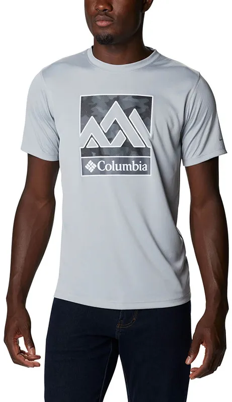 Columbia - Tricou Barbati Columbia Zero Rules Short Sleeve Graphic Shirt - gri - S