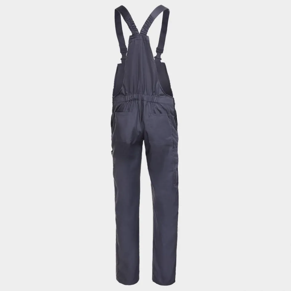 Pantaloni cu pieptar gri STENSO, PLUTON GREY, marimea 2XL
