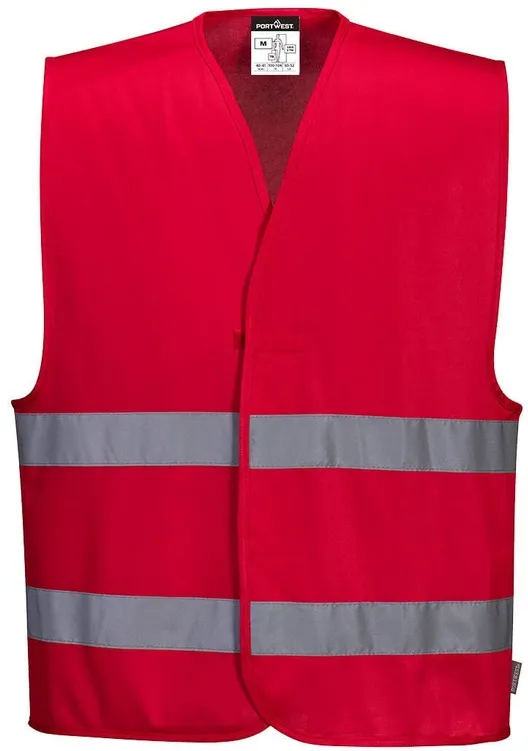 Vesta reflectorizanta Portwest Iona F474, rosie, S/M