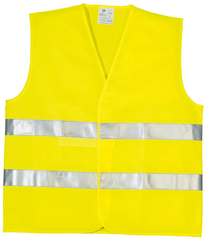Vesta de semnalizare Sacla, galben, marimea XL