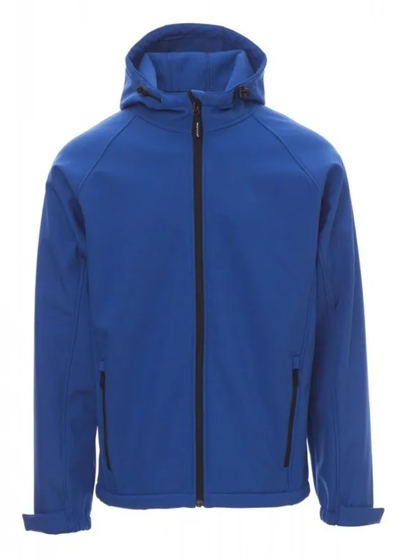 Jacheta softshell Payper Gale, cu gluga, 320 g/mp, bleumarin, XXXL