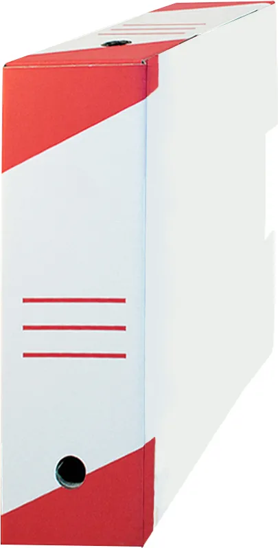 Cutie de arhivare, 330x255x100 mm, alb, 10 bucati/set