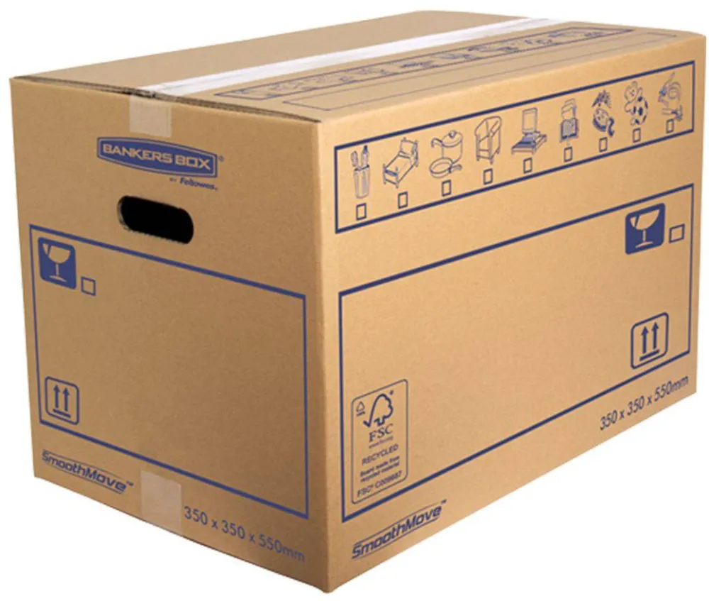 Cutie pentru transport si arhivare Fellowes SmoothMove Everyday, 67 litri
